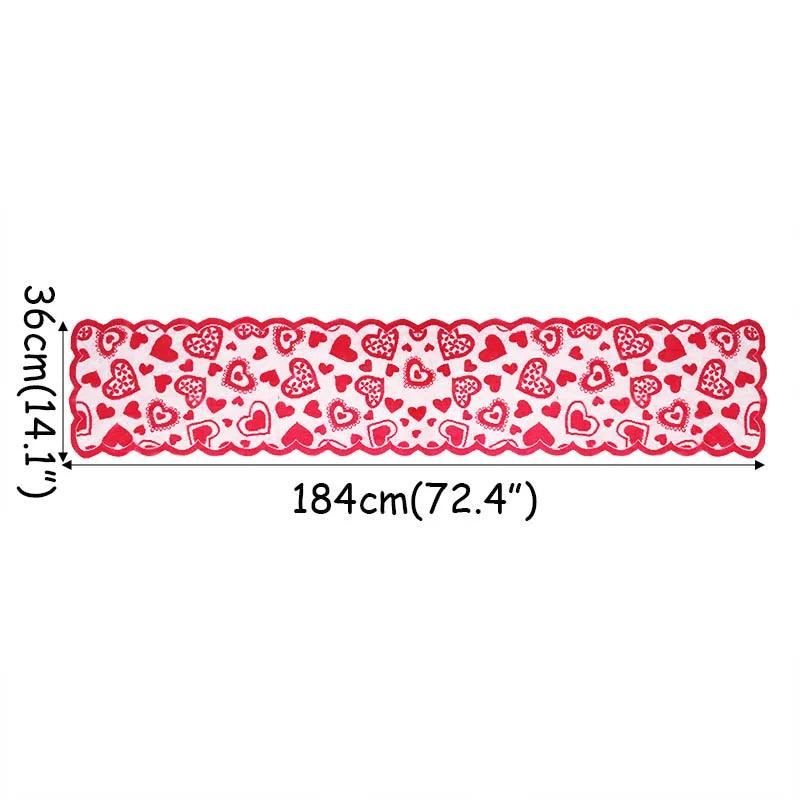 Chemin de table de la Saint-Valentin - Moncrush.fr